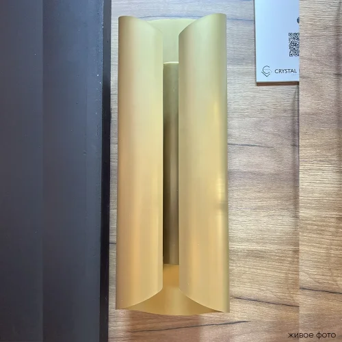 Бра LED SELENE AP20 LED BRASS Crystal Lux латунь на 1 лампу, основание латунь в стиле современный фото 4