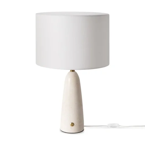 Настольная лампа MarmoLatte FR2054TL-01BS Freya белая на 1 лампу, основание белое мрамор металл в стиле классический кантри фото 3 Настольная лампа MarmoLatte FR2054TL-01BS Freya белая на 1 лампу, основание белое мрамор металл в стиле классический кантри фото 3