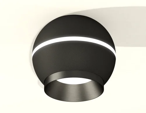 Светильник накладной Techno spot XS1102010 Ambrella light чёрный 1 лампа, основание чёрное в стиле современный круглый фото 2