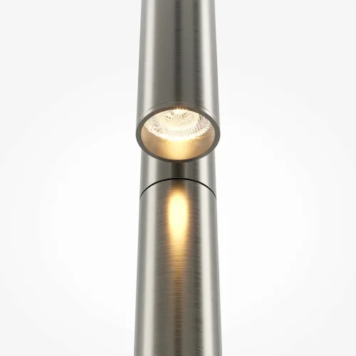 Бра LED Utility MOD433WL-L3N3K Maytoni никель на 1 лампу, основание никель в стиле современный для чтения фото 2