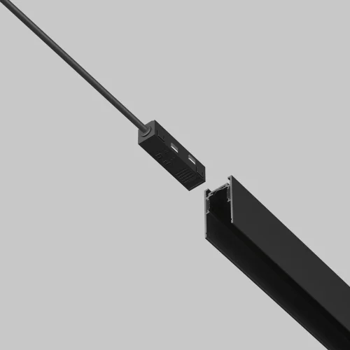 Ввод питания Magnetic track system Exility TRA034B-42B-1 Maytoni чёрный в стиле для светильников серии Magnetic track system Exility exility тонкая магнитная фото 4