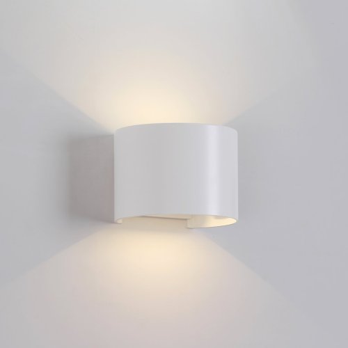 Настенный светильник LED Davos 7646 Mantra уличный IP54 белый 1 лампа, плафон белый в стиле современный хай-тек LED фото 3
