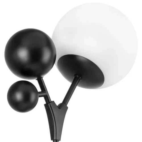 Бра Croco 815537 Lightstar белый на 3 лампы, основание чёрное в стиле современный флористика арт-деко  фото 3