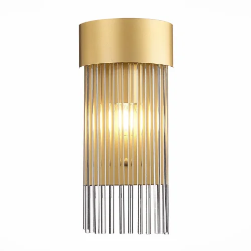 Бра Contatto SL1225.201.01 ST-Luce прозрачный на 1 лампа, основание золотое в стиле современный 