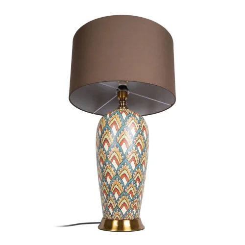 Настольная лампа Blise 10288T LOFT IT коричневая 1 лампа, основание разноцветное керамика в стиле классический современный  фото 3