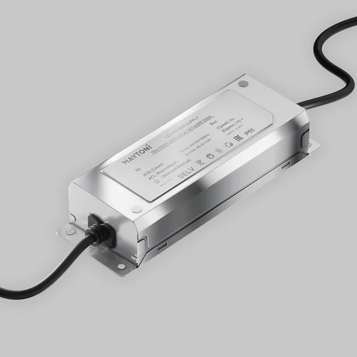 Блок питания 48В, 200Вт, белый Pendant system Parity TRA130DR-200W Maytoni белый в стиле для светильников серии Pendant system Parity parity - текстильная фото 2