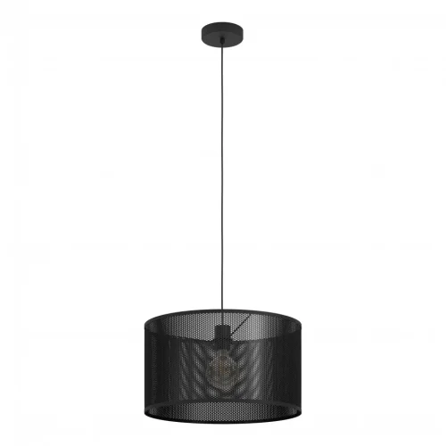 Светильник подвесной Manby 43795 Eglo чёрный 1 лампа, основание чёрное в стиле современный 