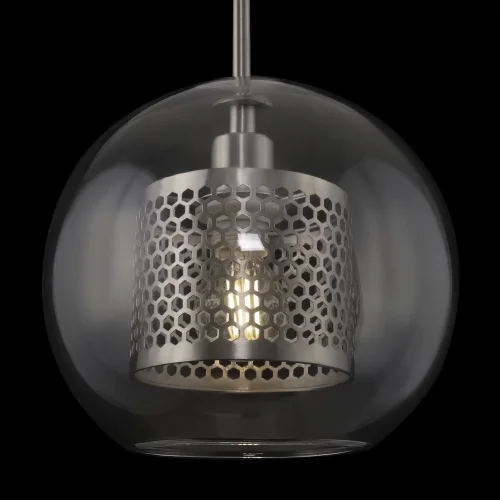 Светильник подвесной Bogota FR8018PL-01N Freya прозрачный 1 лампа, основание никель в стиле модерн  фото 3