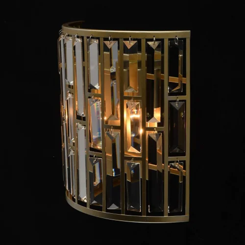 Бра Монарх 121020102 MW-Light прозрачный на 2 лампы, основание золотое в стиле классический  фото 3