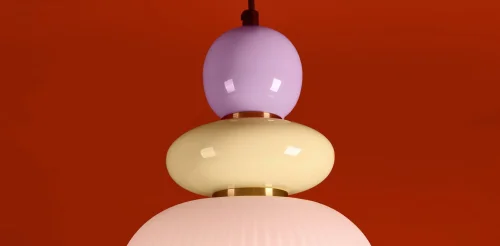 Светильник подвесной Alzare FR5595PL-01B Freya разноцветный белый на 1 лампу, основание чёрное в стиле современный мемфис фото 14 Светильник подвесной Alzare FR5595PL-01B Freya разноцветный белый на 1 лампу, основание чёрное в стиле современный мемфис фото 14