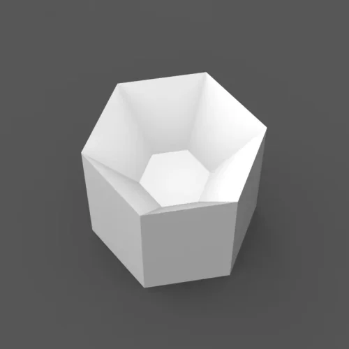 Светильник потолочный HEXAGON B 101670-26 ImperiumLoft белый на 1 лампу, основание белое в стиле современный фото 5