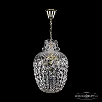 Светильник подвесной 14771/25 G Bohemia Ivele Crystal прозрачный 4 лампы, основание золотое в стиле классический sp