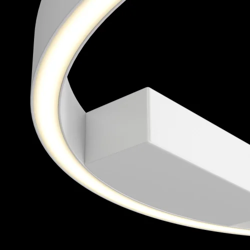 Светильник потолочный LED Rim MOD058CL-L25W4K Maytoni белый 1 лампа, основание белое в стиле минимализм хай-тек кольца фото 2