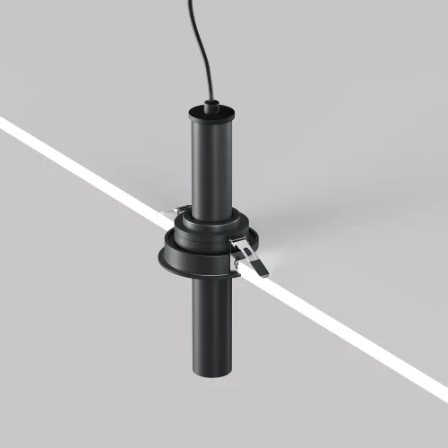 Светильник точечный LED Focus T C140RS-L200-7W3K-B Maytoni чёрный 1 лампа, основание чёрное в стиле современный хай-тек круглый трубочки фото 8