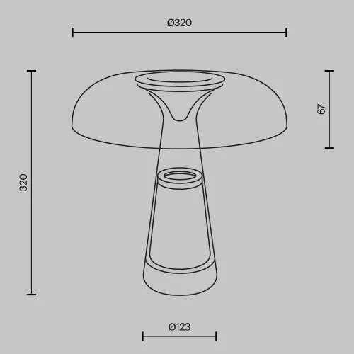 Настольная лампа LED MOD484TL-L8BK Artefact Maytoni дымчатая на 1 лампу, основание чёрное стекло в стиле хай-тек современный фото 7 Настольная лампа LED MOD484TL-L8BK Artefact Maytoni дымчатая на 1 лампу, основание чёрное стекло в стиле хай-тек современный фото 7