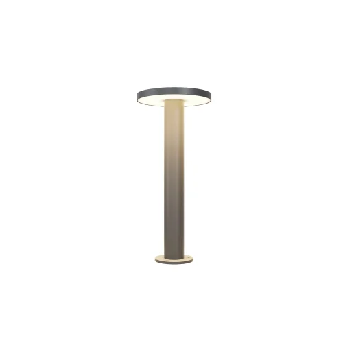 Парковый светильник LED Wald O420FL-L12GF Maytoni уличный IP65 серый чёрный на 1 лампу, плафон серый чёрный в стиле хай-тек современный LED фото 2