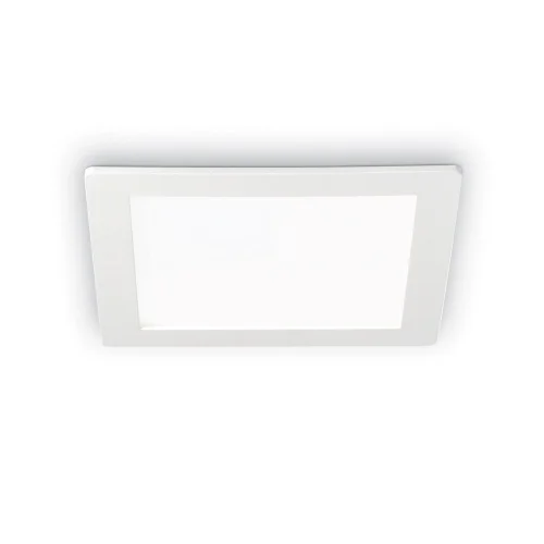 Светильник точечный LED GROOVE FI 20W SQUARE 3000K Ideal Lux белый 1 лампа, основание белое в стиле современный 