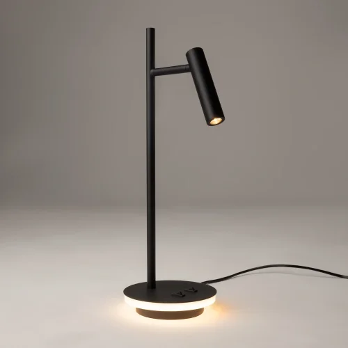 Настольная лампа LED Estudo Z010TL-L8B3K Maytoni чёрная на 1 лампу, основание чёрное металл в стиле хай-тек фото 5 Настольная лампа LED Estudo Z010TL-L8B3K Maytoni чёрная на 1 лампу, основание чёрное металл в стиле хай-тек фото 5