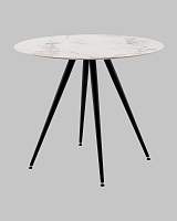 Стол Ники круглый, столешница керамика, Ice Jade 900 УТ000041258 Stool Group столешница белая мрамор из керамика