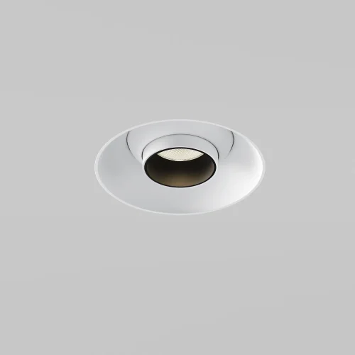 Светильник точечный LED Focus T C140TRS-L200-7W3K-W Maytoni белый на 1 лампу, основание белое в стиле современный хай-тек для затирки трубочки фото 4