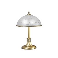 Настольная лампа P 1830 Reccagni Angelo белая 2 лампы, основание античное бронза латунь металл в стиле классика 