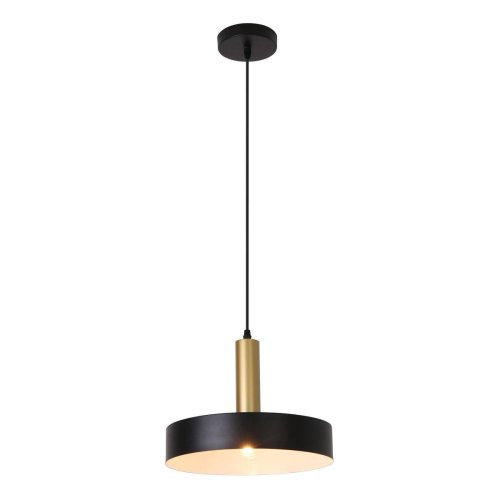 Светильник подвесной 1110/1S Black Escada чёрный 1 лампа, основание чёрное в стиле современный 