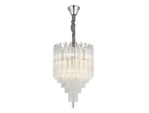 Светильник подвесной 8913/S Newport прозрачный 13 ламп, основание никель в стиле американский современный классический 