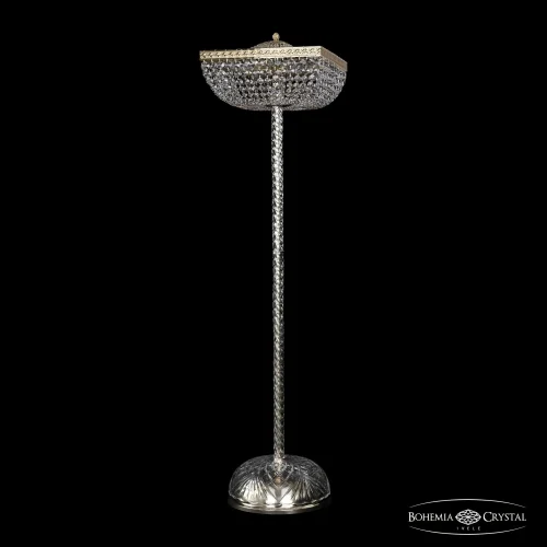 Торшер 19112T4/35IV-138 G Bohemia Ivele Crystal sp прозрачный 4 лампы, основание золотое в стиле классический
