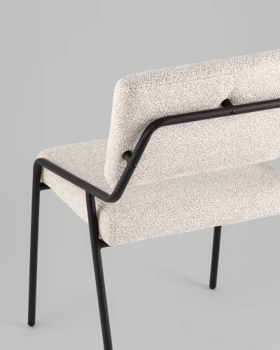 Стул Теллинг шенилл серо-бежевый УТ000041943 Stool Group, /, ножки//, размеры - ***** фото 4