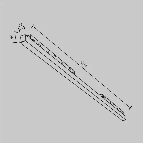 Трековый светильник Basis Exility 3000-6000K 30Вт 120° Dim Dali TR030-4-30WTW-DD-W Maytoni белый для шинопроводов серии Magnetic track system Exility белый фото 13