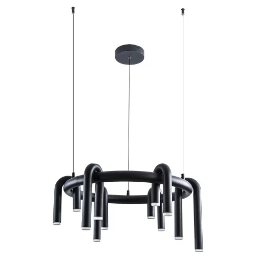 Светильник подвесной LED Warhol A3258LM-30BK Arte Lamp чёрный на 1 лампу, основание чёрное в стиле минимализм хай-тек современный 
