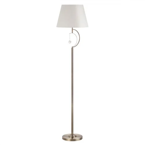 Торшер GVENET FL 167706-26 ImperiumLoft  белый 1 лампа, основание латунь в стиле арт-деко
 фото 4