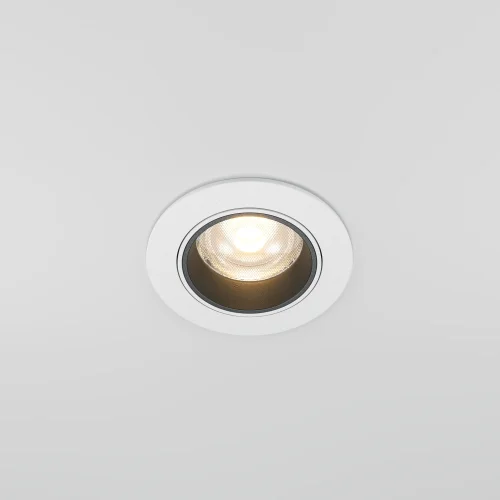 Светильник точечный LED Focus Led DL125-L12-3K-W Maytoni белый на 1 лампу, основание белое в стиле современный хай-тек круглый фото 6