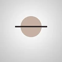 Настенный светильник LIBERTY WALL D76 Champagne 209058-23 ImperiumLoft бежевый на 1 лампу, основание чёрное в стиле современный 