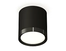Светильник накладной XS8142002 Ambrella light чёрный 1 лампа, основание чёрное в стиле хай-тек круглый