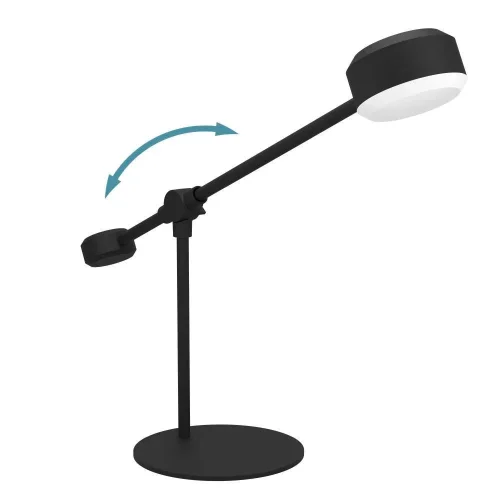 Настольная лампа LED Clavellina 900353 Eglo чёрная 1 лампа, основание чёрное металл в стиле лофт современный  фото 2