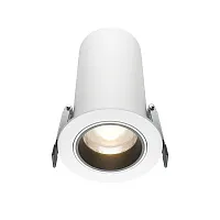Светильник точечный LED Focus Led DL125-L12-3K-W Maytoni белый на 1 лампу, основание белое в стиле современный хай-тек круглый