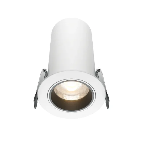 Светильник точечный LED Focus Led DL125-L12-3K-W Maytoni белый на 1 лампу, основание белое в стиле современный хай-тек круглый