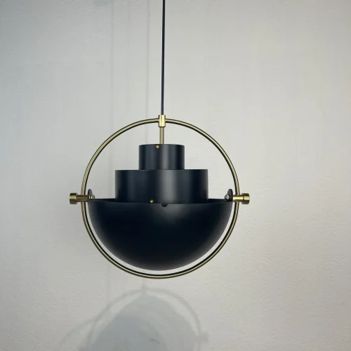 Светильник подвесной Weisdorff 123433-22 ImperiumLoft чёрный 1 лампа, основание латунь в стиле современный лофт арт-деко  фото 12