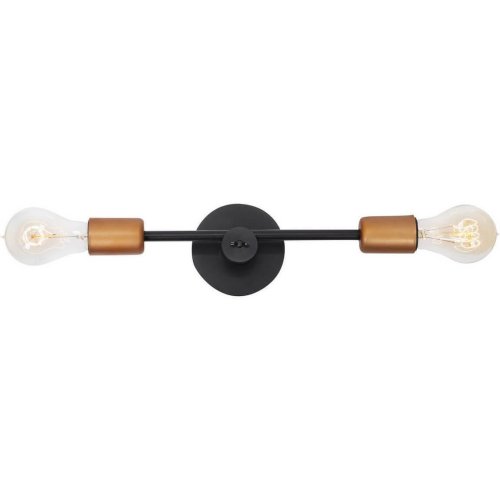 Бра Sticks 6267-NW Nowodvorski без плафона на 2 лампы, основание чёрное в стиле лофт 