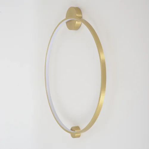 Бра LED с пультом REAL AP26W LED BRASS Crystal Lux белый на 1 лампу, основание латунь в стиле современный фото 4