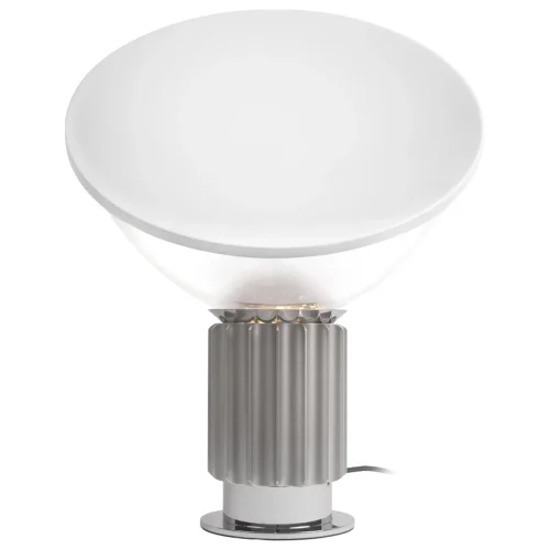 Настольная лампа Taccia 10294/S Silver LOFT IT прозрачная 1 лампа, основание серебряное хром металл в стиле   фото 5