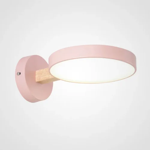 Бра светодиодное TURNA Pink 178347-26 ImperiumLoft розовый на 1 лампу, основание розовое в стиле современный 