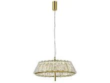 Светильник подвесной LED 8447/S gold Newport прозрачный 1 лампа, основание золотое в стиле классика модерн американский 