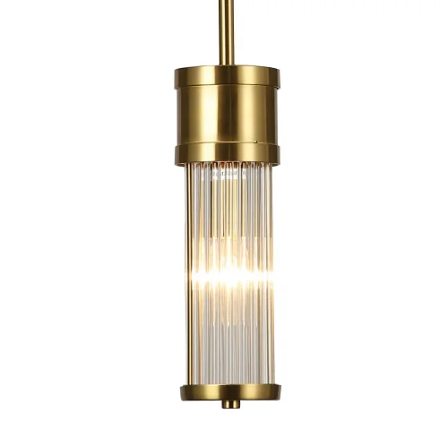 Светильник подвесной Mirabili 2850-1P Favourite прозрачный 1 лампа, основание латунь в стиле кантри  фото 3