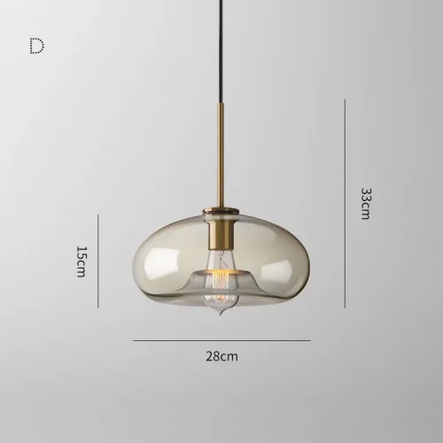 Светильник подвесной VILMO F 213943-26 ImperiumLoft янтарный на 1 лампу, основание латунь в стиле современный лофт фото 5 Светильник подвесной VILMO F 213943-26 ImperiumLoft янтарный на 1 лампу, основание латунь в стиле современный лофт фото 5