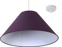 Светильник подвесной Naro E 1.P13 V Arti Lampadari фиолетовый 1 лампа, основание белое в стиле минимализм кантри 