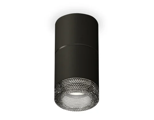 Светильник накладной Techno spot XS7402162 Ambrella light чёрный 1 лампа, основание чёрное в стиле хай-тек современный круглый