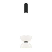 Светильник подвесной LED Kyoto MOD178PL-L11B3K Maytoni белый на 1 лампу, основание чёрное в стиле современный арт-деко Светильник подвесной LED Kyoto MOD178PL-L11B3K Maytoni белый на 1 лампу, основание чёрное в стиле современный арт-деко