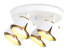 Спот с 4 лампами TN71241 Ambrella light белый GX53 в стиле хай-тек современный 